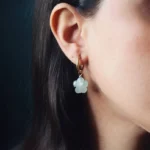گوشواره گل اونتورین
