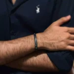 دستبند مردانه سنگ حدید مدل پازلی- فروشگاه چی ببرم chibebaram