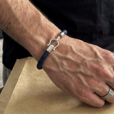 دستبند امگا نقره